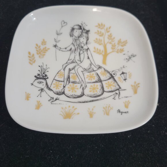 Vintage Collectible Rosenthal A. Peynet Designer Plate - Picture 3 of 5